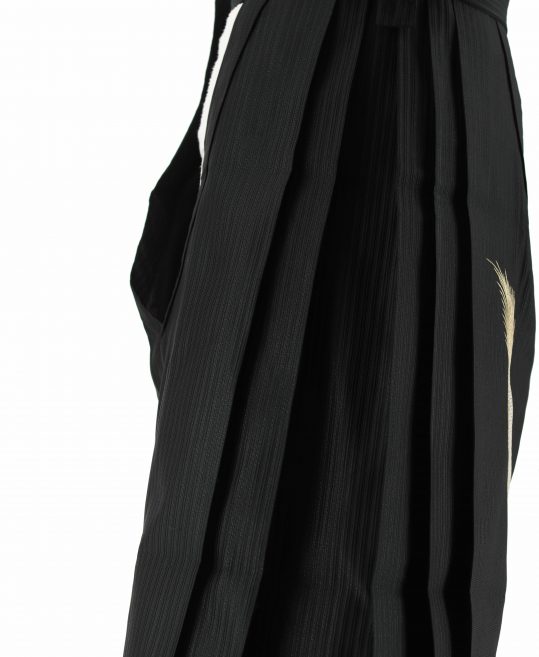 男性用袴単品レンタル(成人式・結婚式・卒業式)【7Lサイズ】黒・龍刺繍[身長190cm]No.242